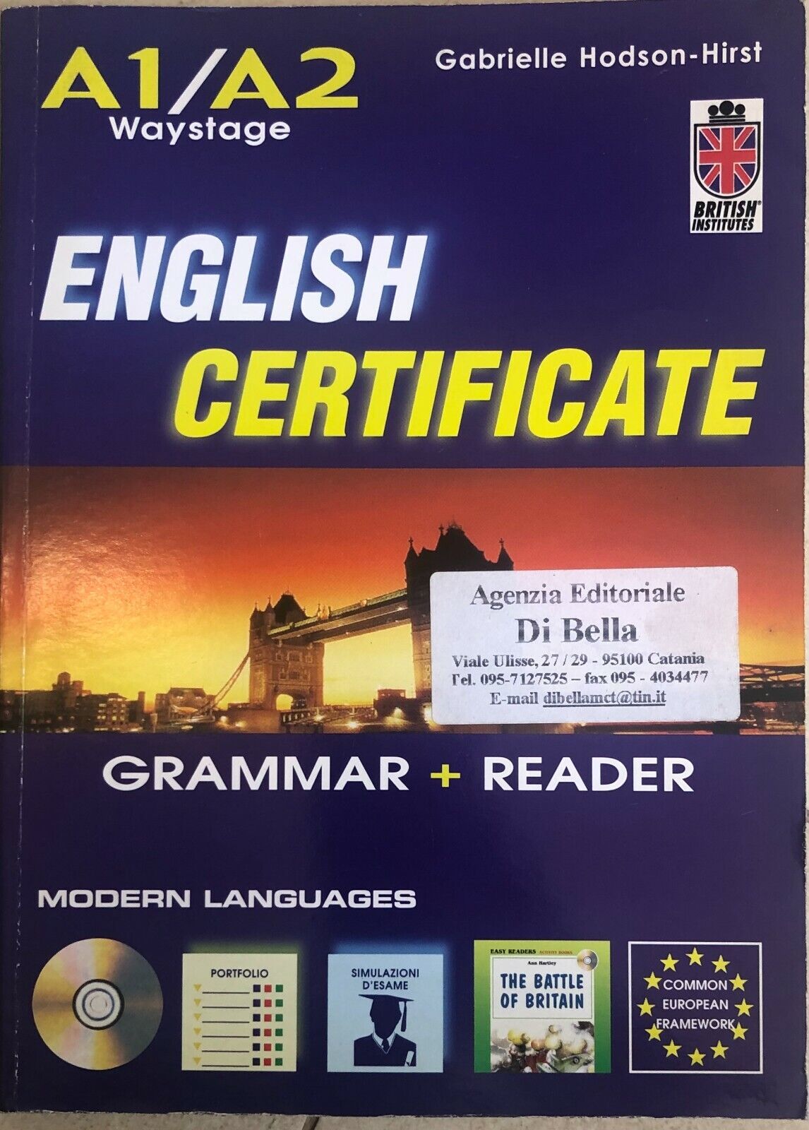 English Certificate Grammar+Reader di Gabriella Hodson-hirst,  2005,  British In