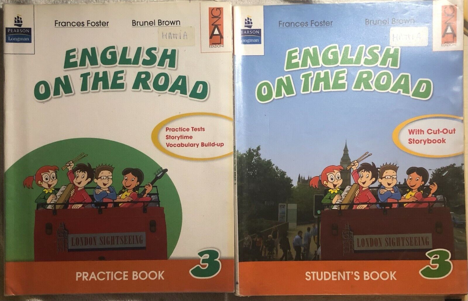 English on the road 3 student?s and practice book di Foster-brown,  2009,  Lang 