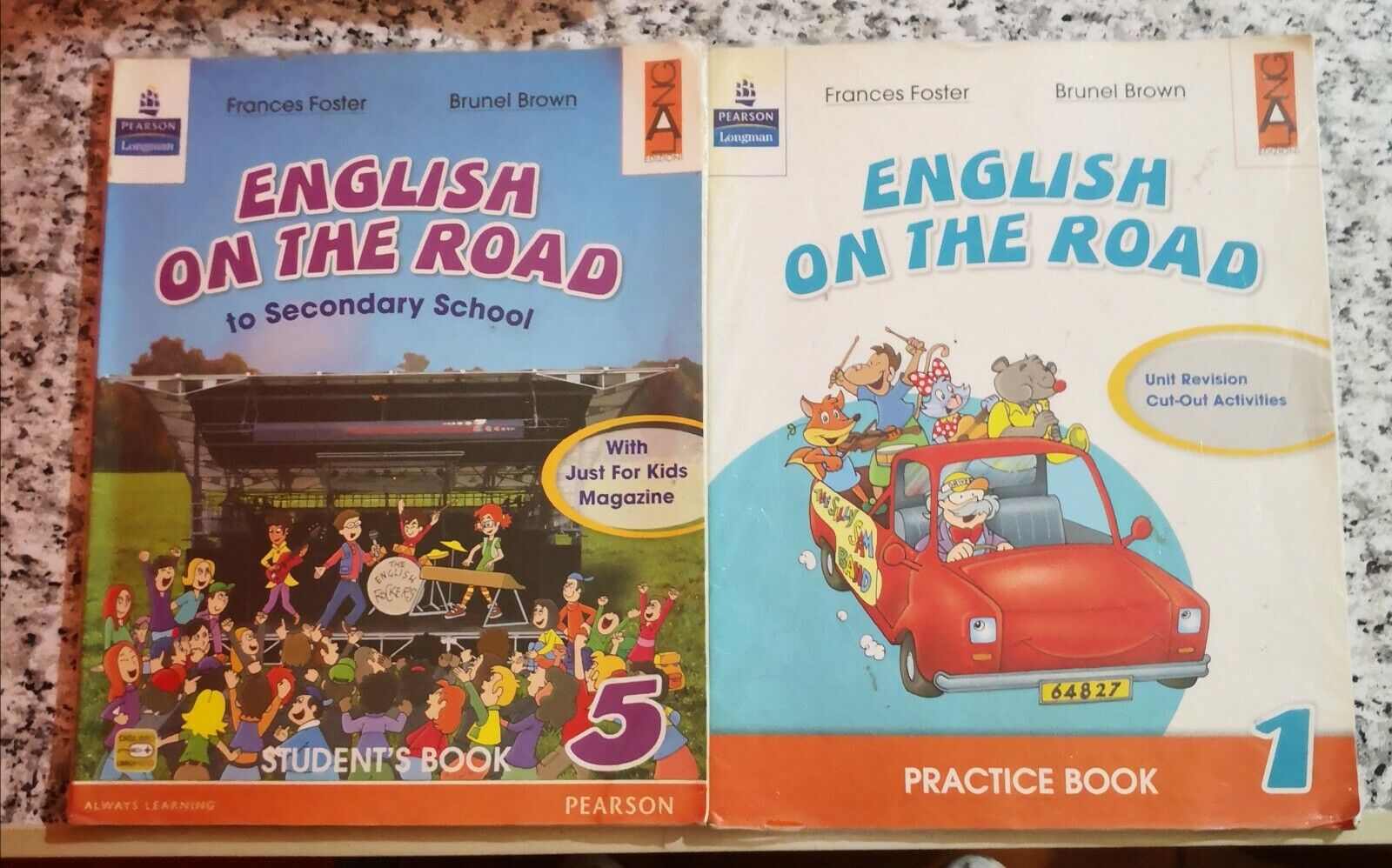  English on the road. Practice book. vol 1 e 5  di Frances Foster,  2009,Lang -f