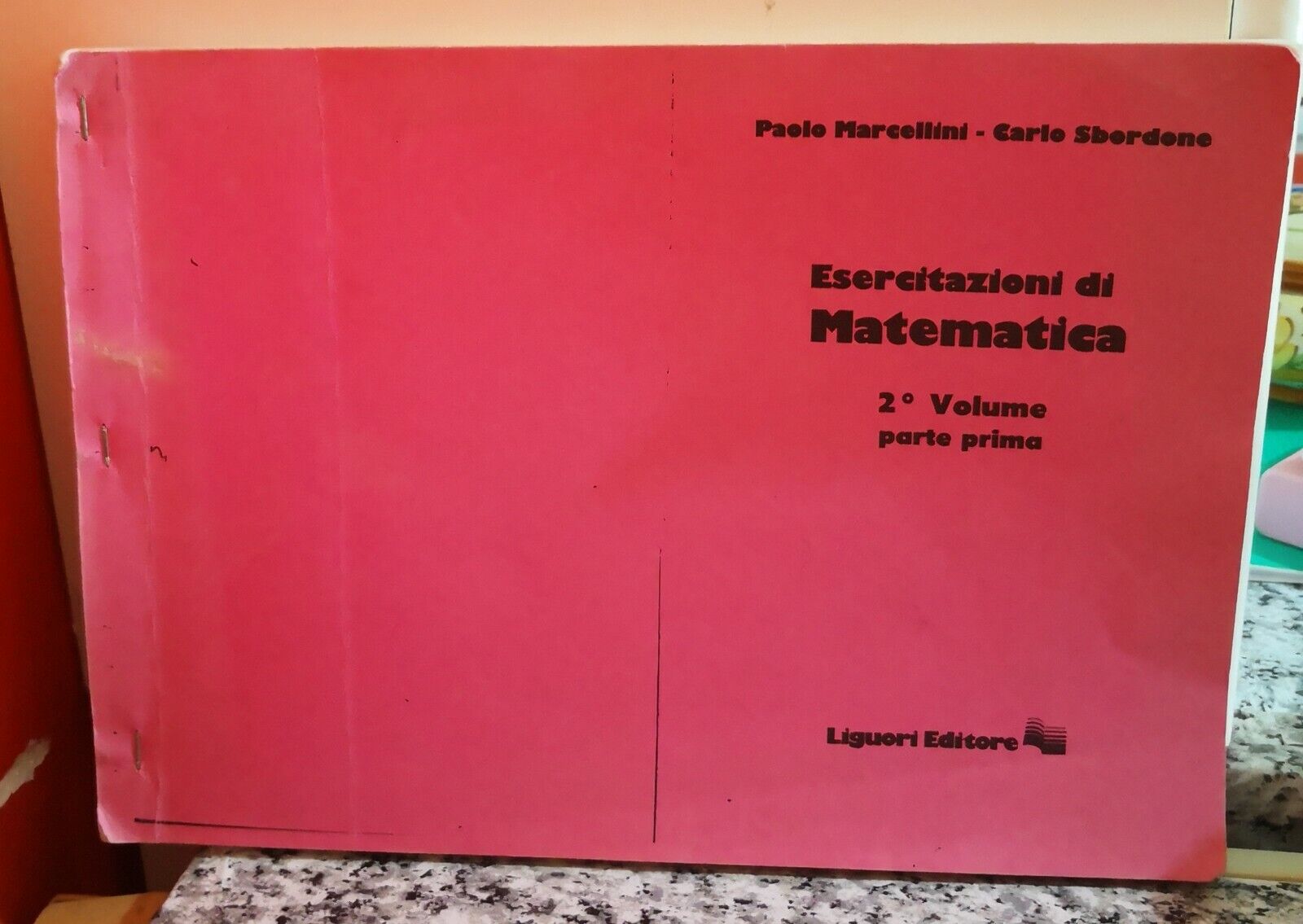Esercitazioni di Matematica  di P. Marcellini,  1989,  Liguori F