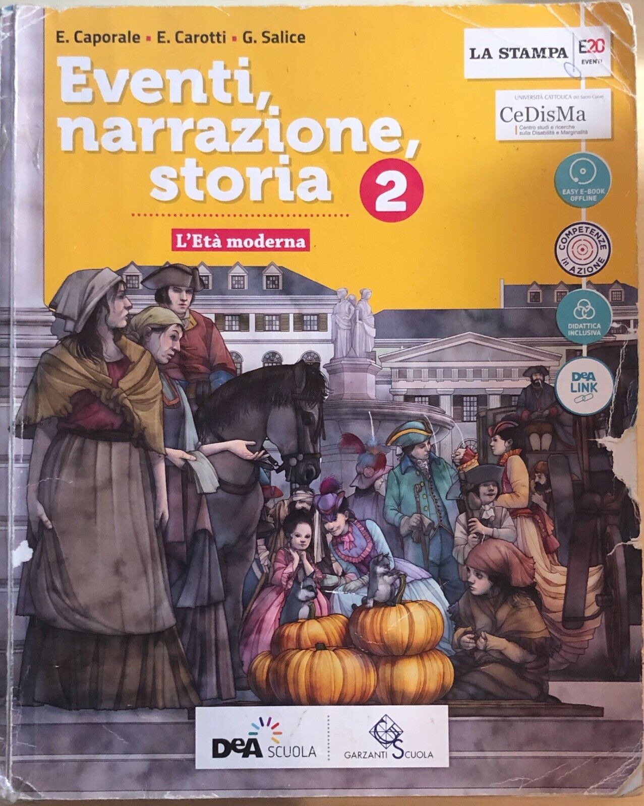 Eventi, narrazione storia 2 di Aa.vv., 2018, Garzanti Scuola