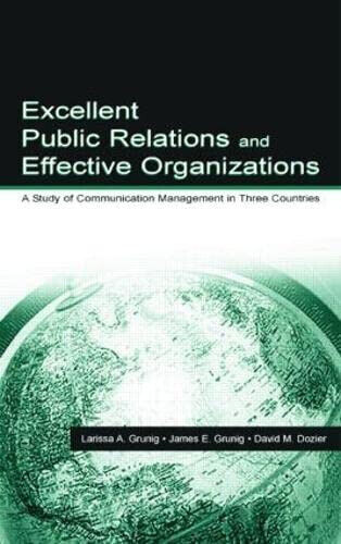 Excellent Public Relations and Effective Organizations - James E. Grunig - 2002