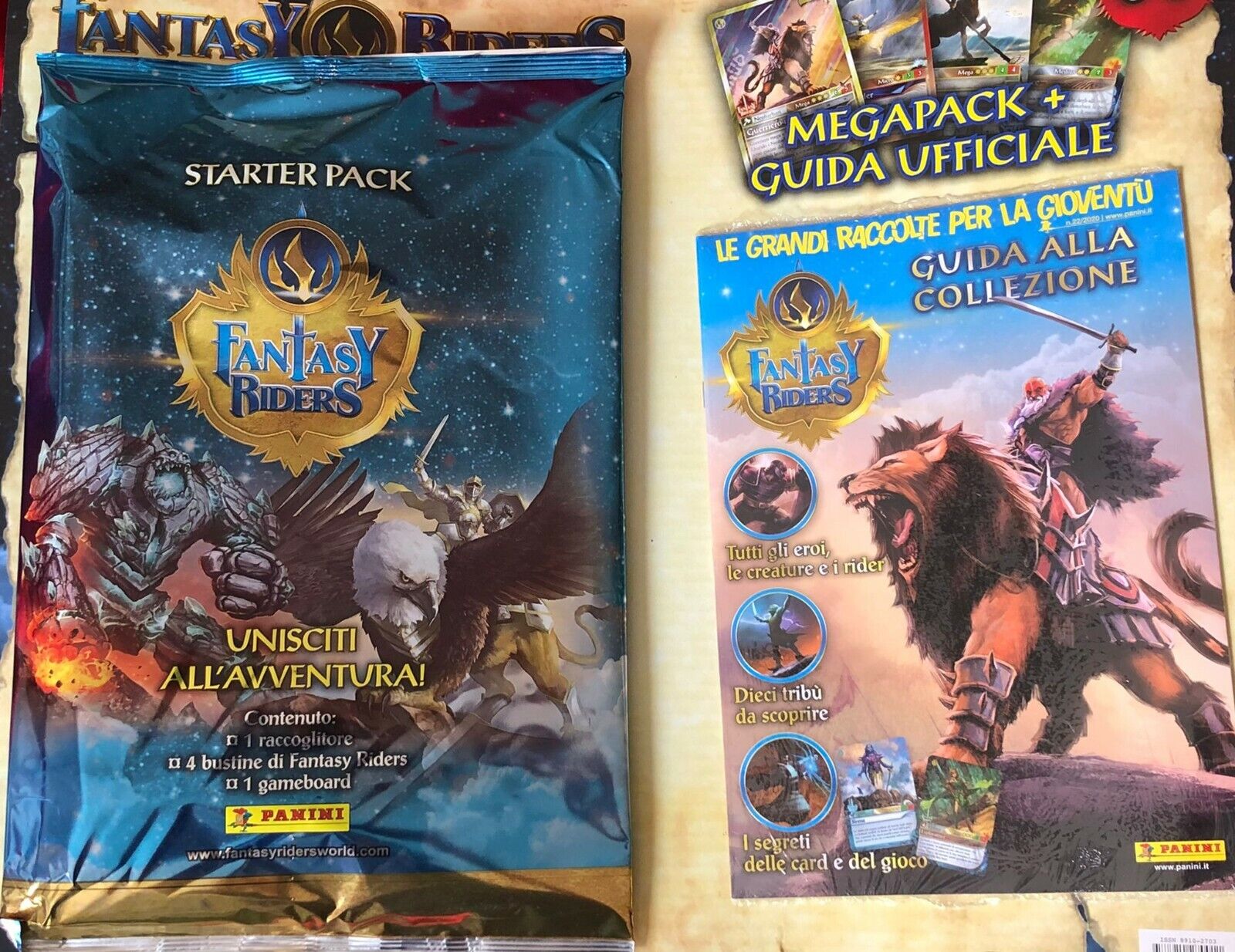 Fantasy Riders Starter Pack Megapack+Guida ufficiale di Panini,  2022,  Panini