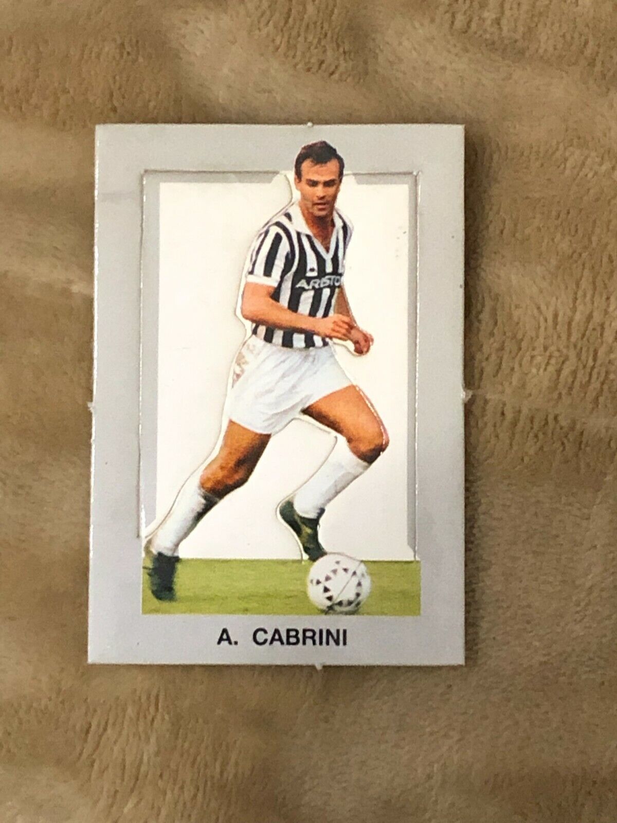 Figurina fustellata A. Cabrini Juventus sorpresa patatine anni 80 di Aa.vv.,  19
