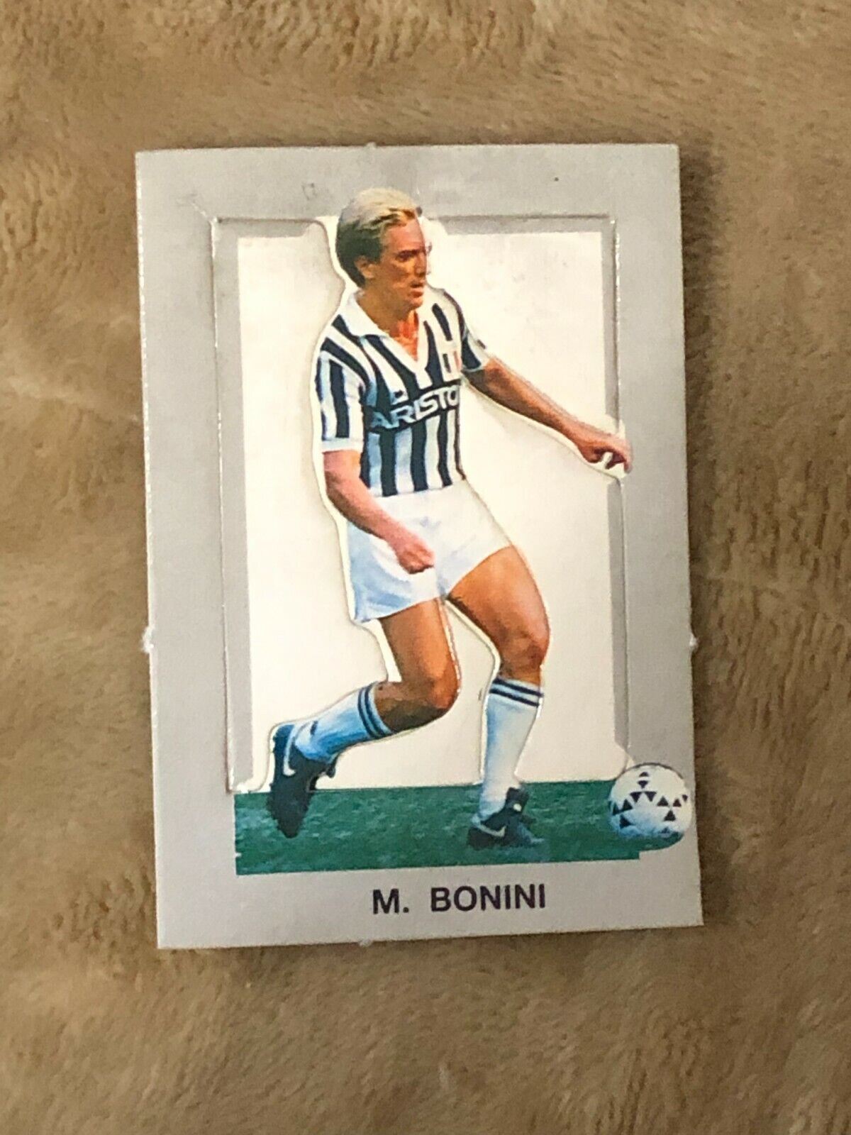 Figurina fustellata M. Bonini Juventus sorpresa patatine anni 80 di Aa.vv.,  198