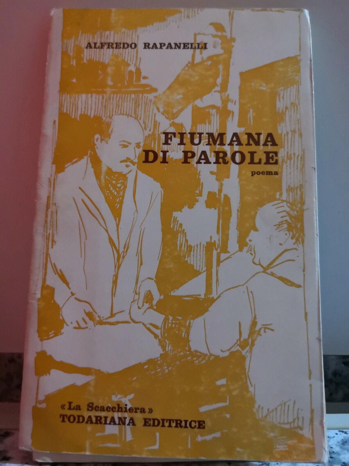  Fiumana Di Parole  di Alfredo Rapanelli,  1972,  La Scacchiera T.D. -F