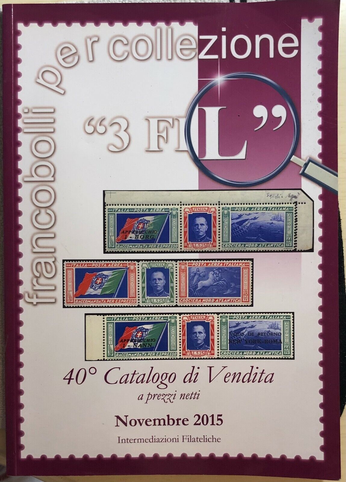 Francobolli per collezione 3 FIL di Aa.vv.,  2015,  3 Fil