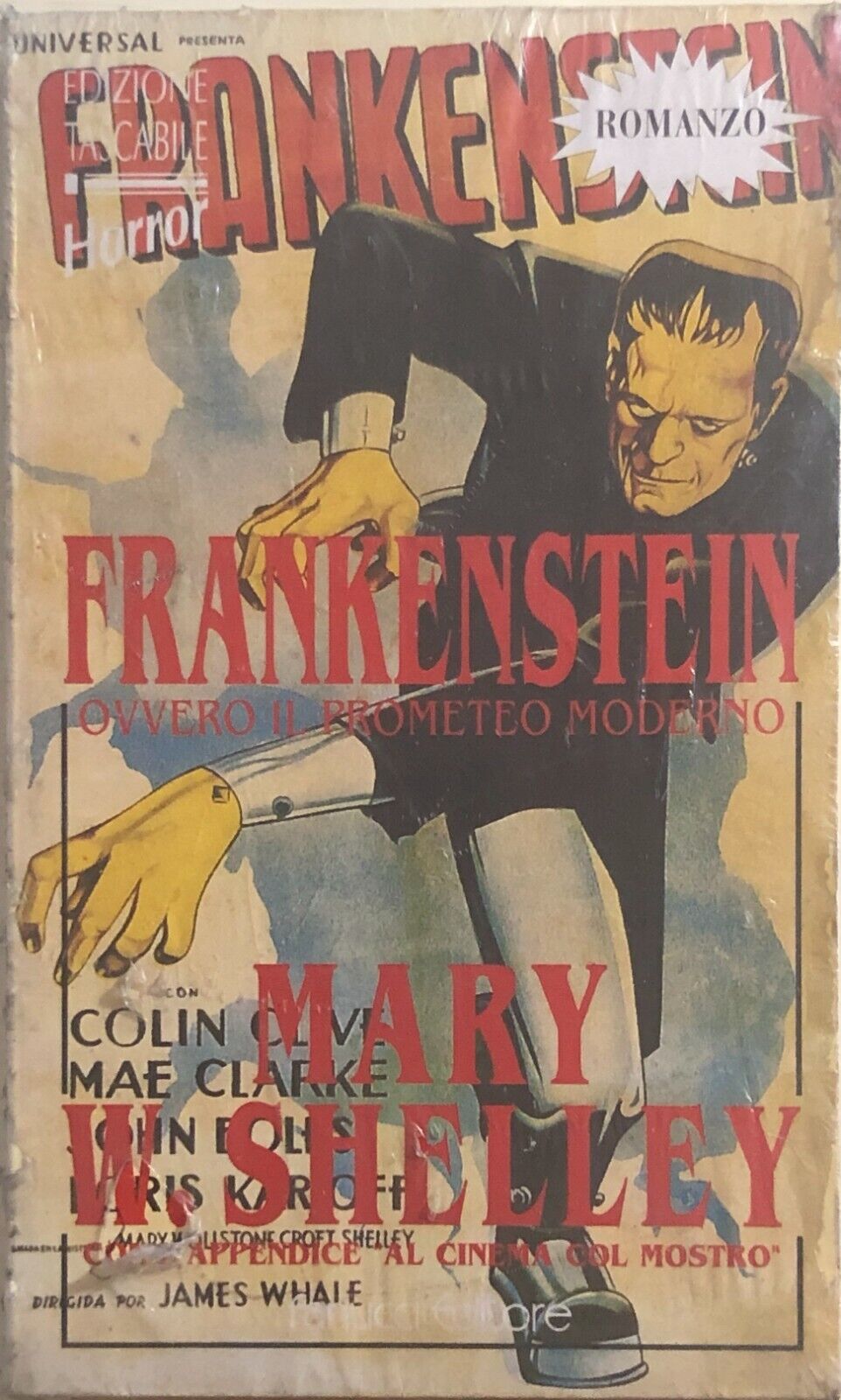 Frankenstein, ovvero il Prometeo moderno di Mary W. Shelley, Universal