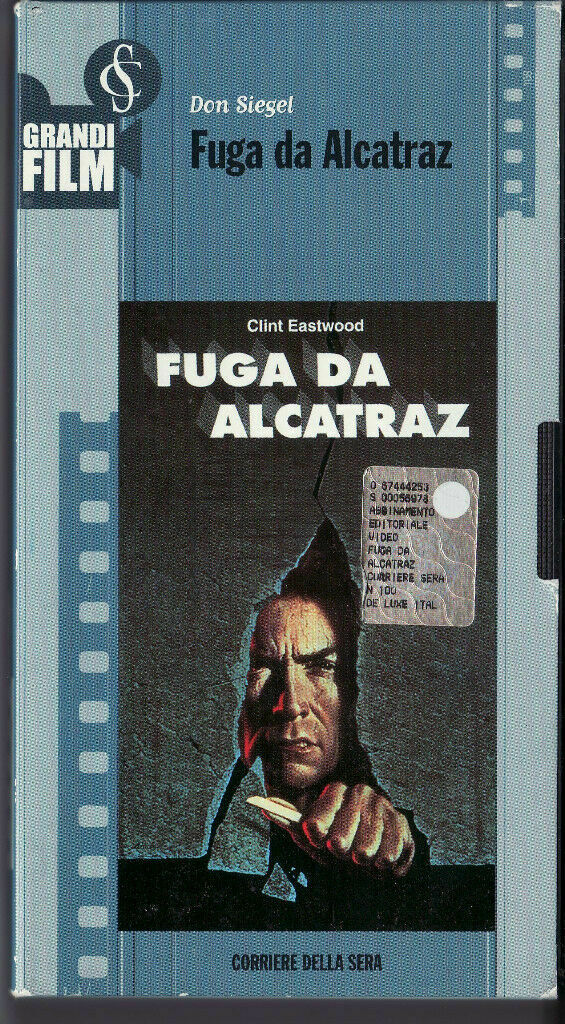 Fuga da Alcatraz -1979- Vhs - corriere della sera -F