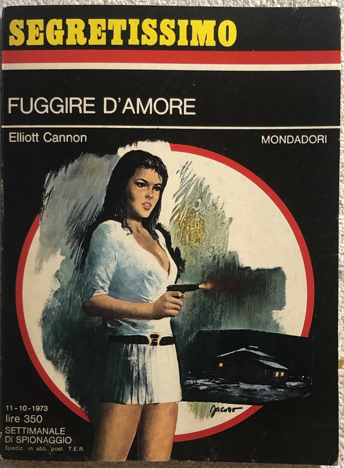 Fuggire d'amore di Elliott Cannon,  1973,  Mondadori