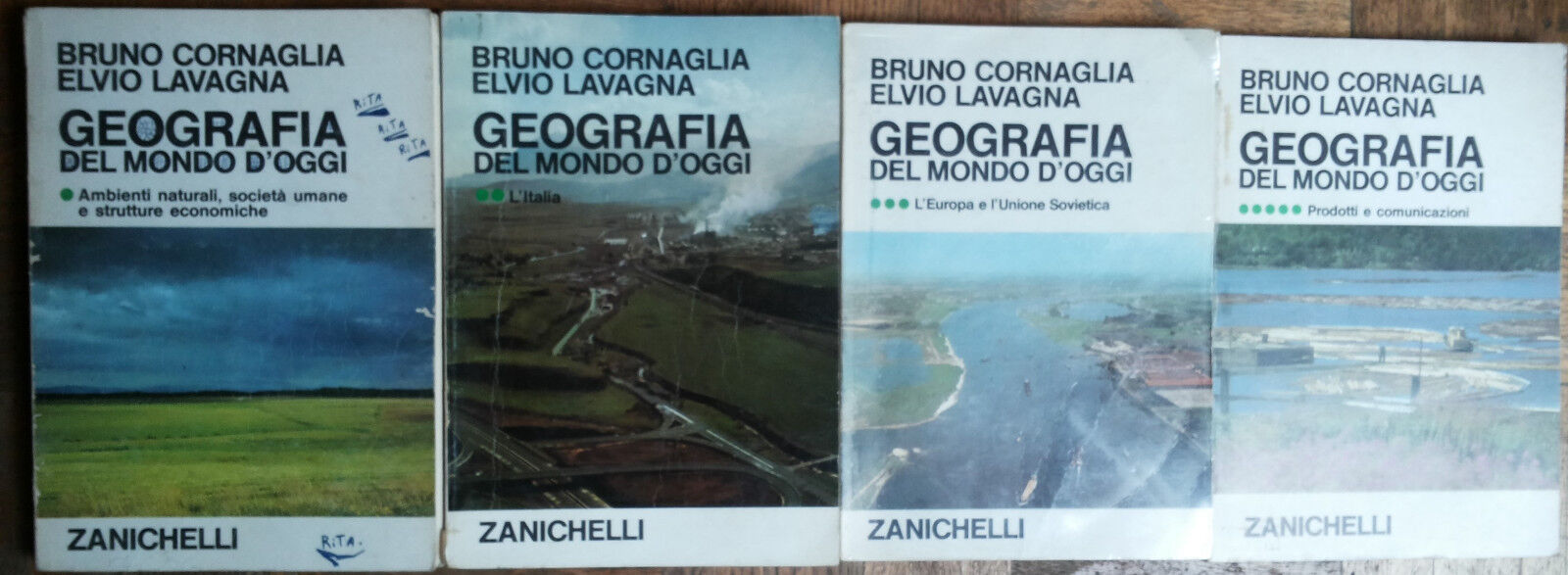 Geografia del mondo d'oggi vol.1,2,3,5-Cornaglia,Lavagna-Zanichelli Editore-R