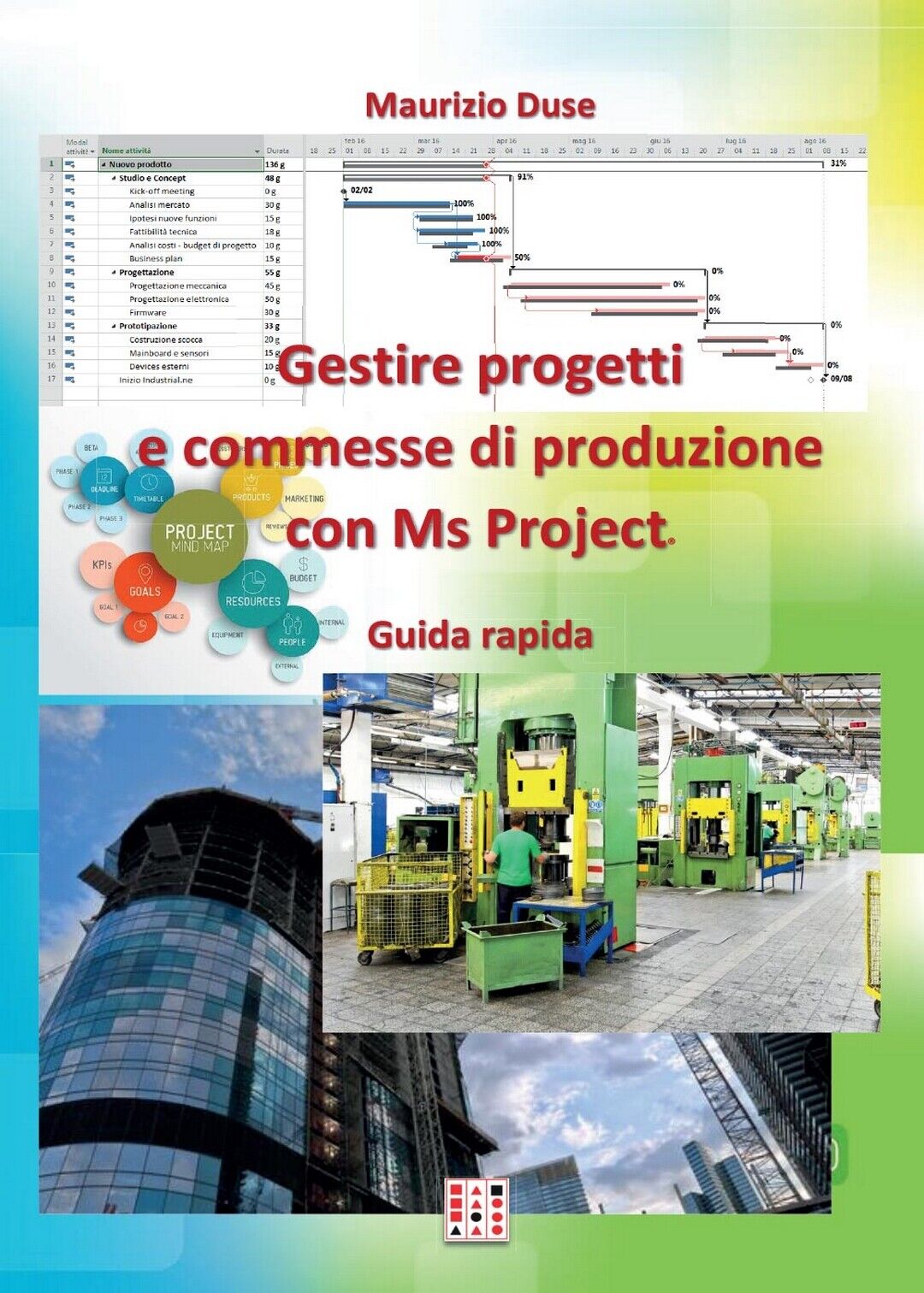 Gestire progetti e commesse di produzione con Ms Project, Maurizio Duse,  2016