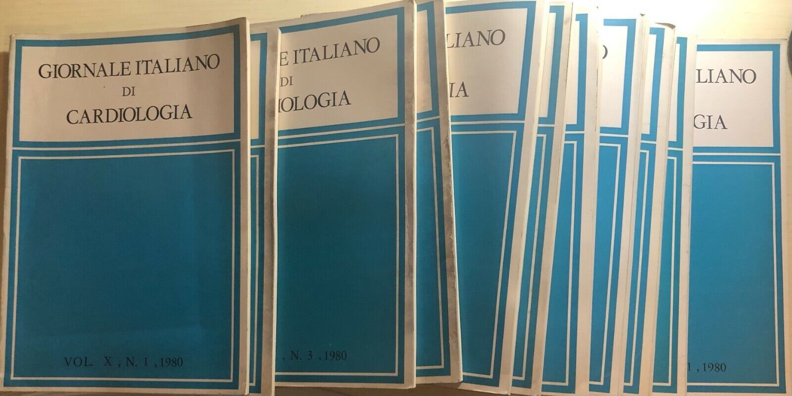 Giornale italiano di cardiologia, 32 numeri di Aa.vv.,  Edizioni Luigi Pozzi