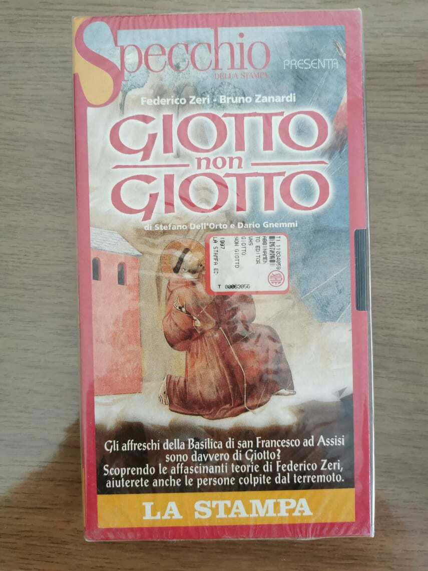 Giotto non giotto - Zeri/Zanardi - La Stampa - 1997 - VHS - AR