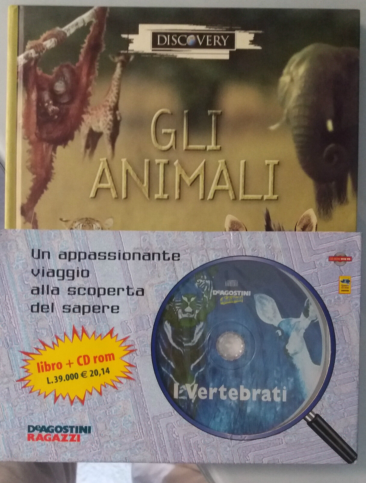 Gli animali, con CD - DeAgostini Ragazzi - 1999 - G