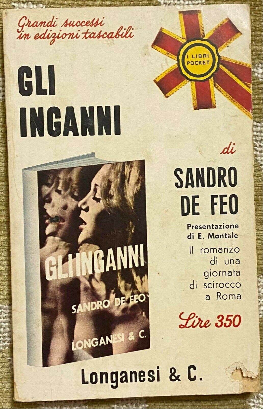 Gli inganni - Sandro De Feo - Longanesi & C. - 1968 - M