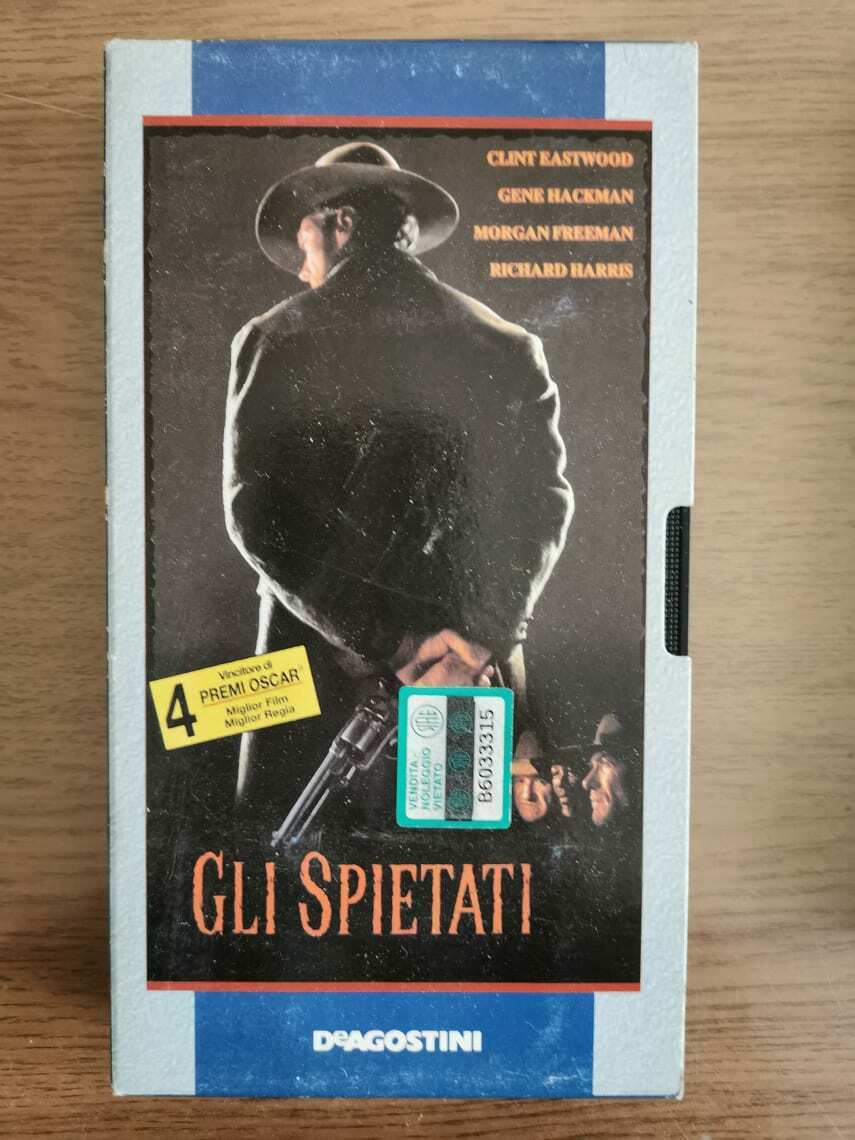 Gli spietati - Clint Eastwood - De Agostini - 1998 - VHS - AR