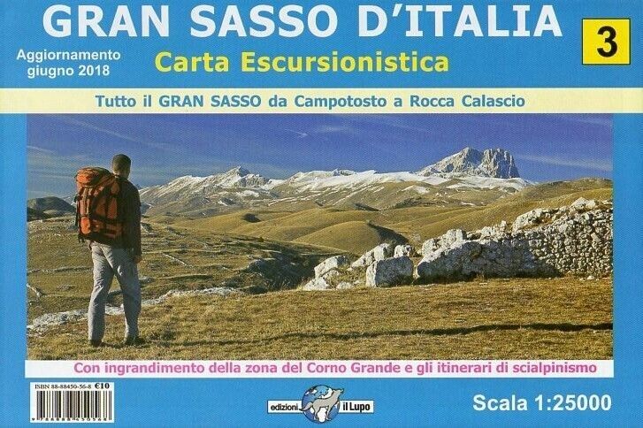 Gran Sasso d'Italia. Carta escursionistica 1:25.000  di Aa.vv., 2016, Edizioni