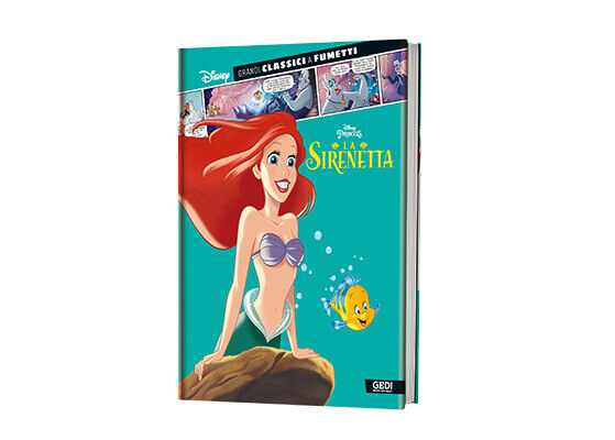Grandi classici a fumetti n. 3 - La Sirenetta di Walt Disney,  2022,  Gedi Grupp