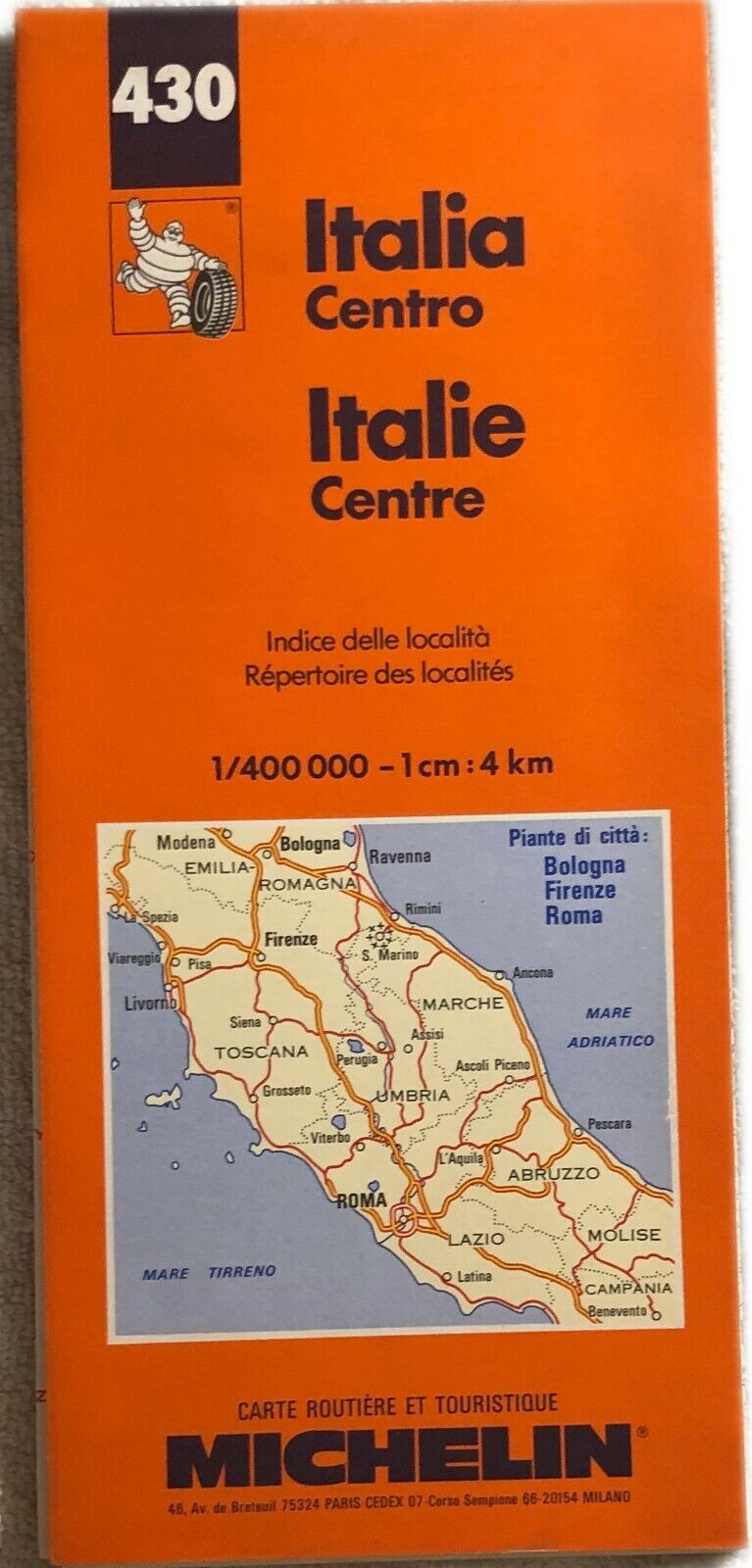 Guida Michelin Italia centro di Aa.vv.,  1994,  Michelin