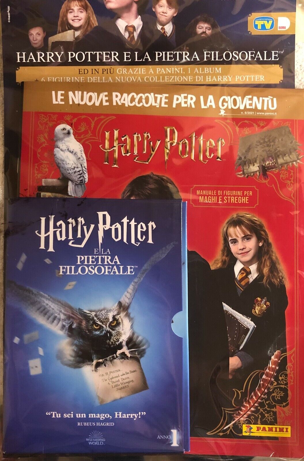 Harry Potter e la Pietra Filosofale DVD+Album figurine Harry Potter di Chris Col