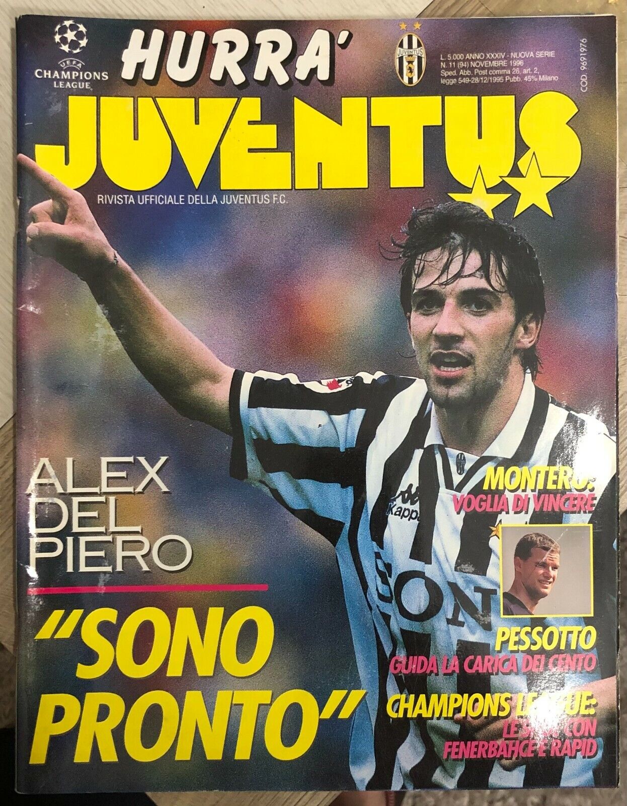 Hurr? Juventus n. 11/1996 di Aa.vv.,  1996,  Juventus F.c.