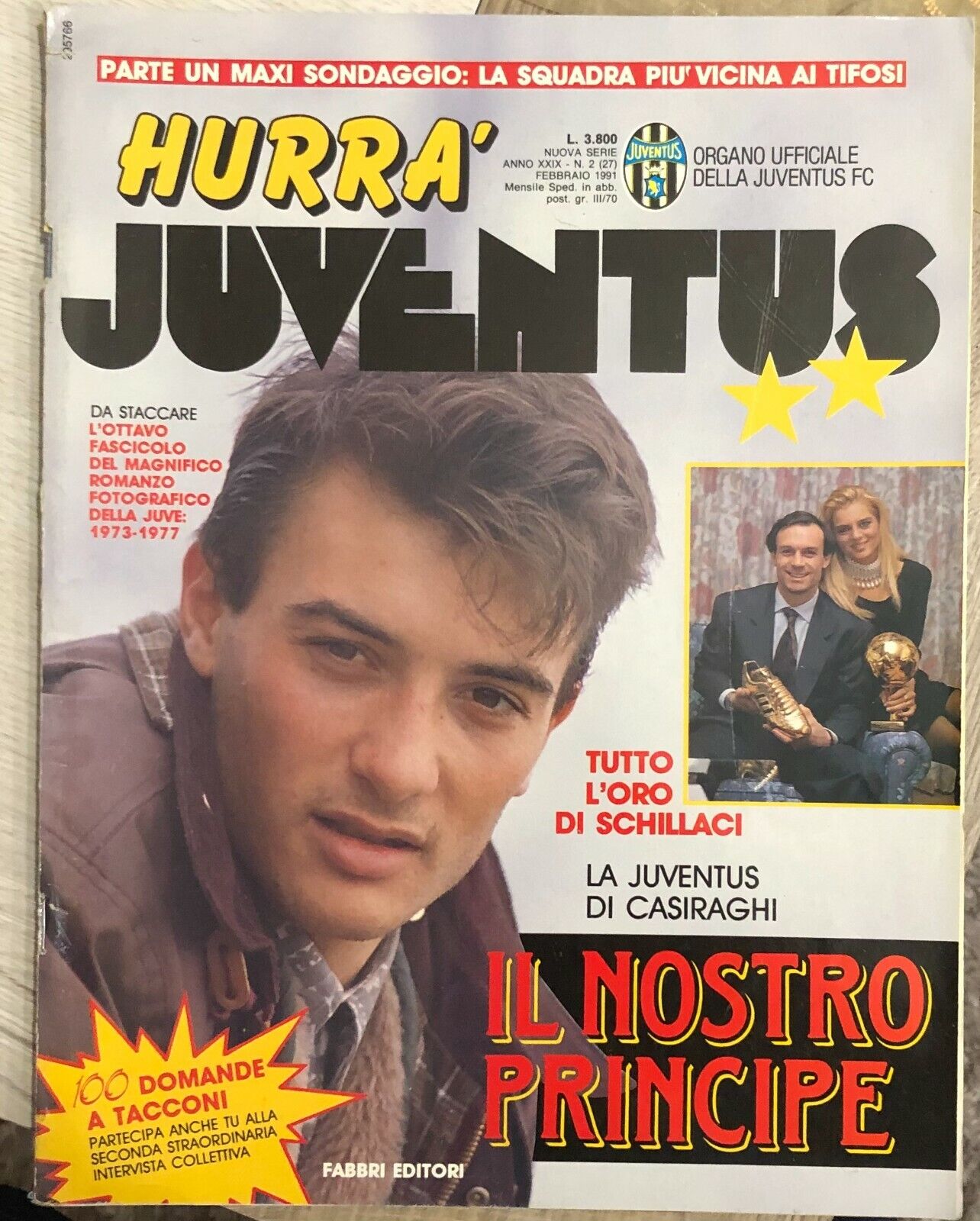 Hurr? Juventus n. 1/1991 di Juventus F.c.,  1991,  Fabbri Editori