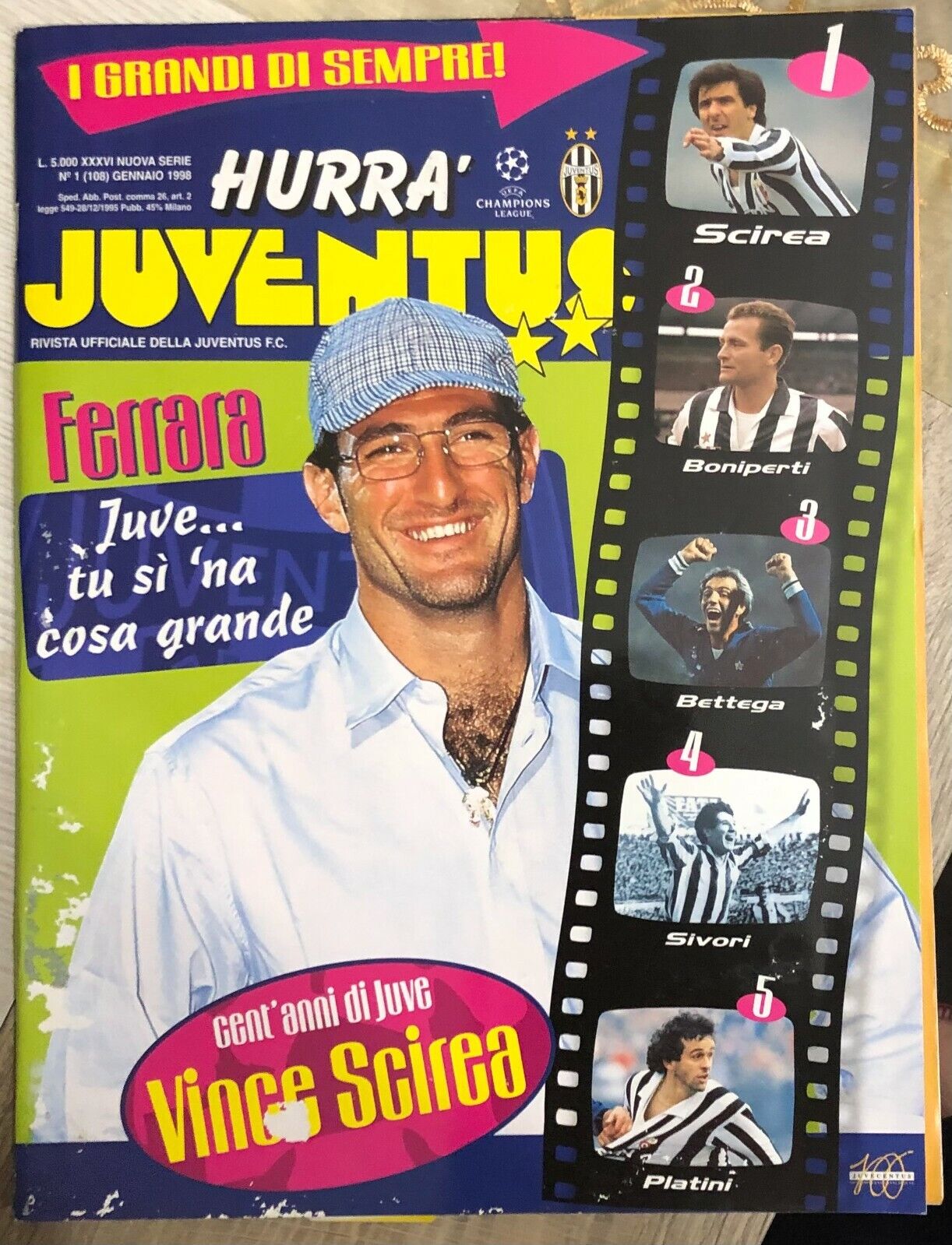 Hurr? Juventus n. 1/1998 di Aa.vv.,  1998,  Juventus F.c.