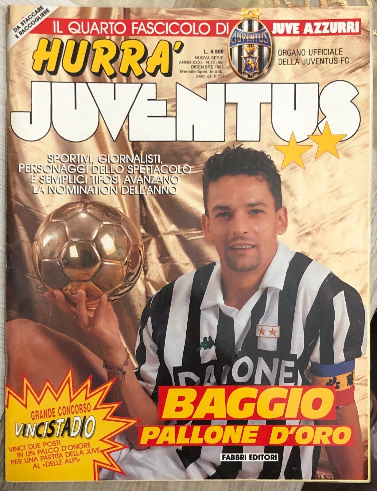 Hurr? Juventus n. 12/1993 di Juventus F.c.,  1993,  Fabbri Editori