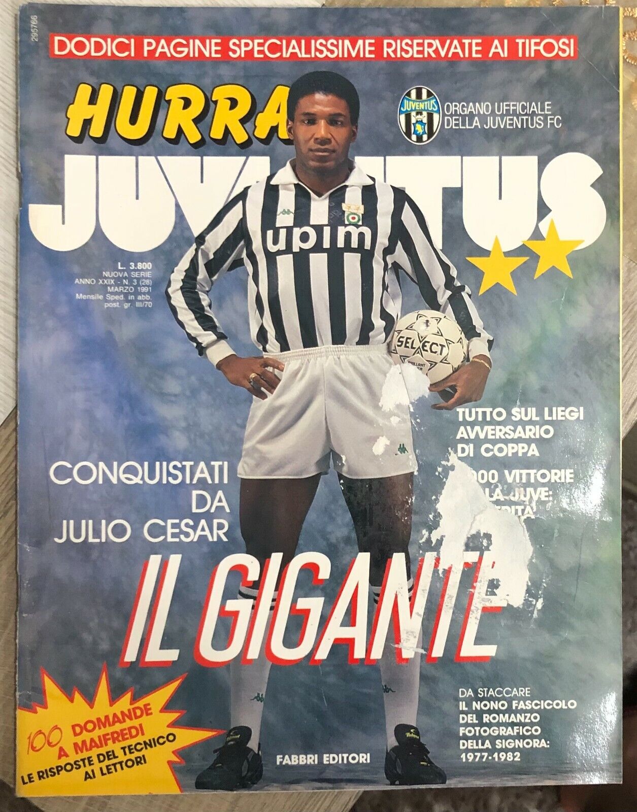 Hurr? Juventus n. 3/1991 di Juventus F.c.,  1991,  Fabbri Editori