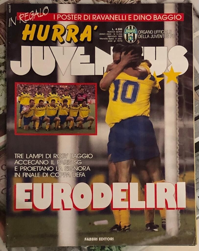 Hurr? Juventus n. 5/1993 di Juventus F.c., 1993, Fabbri Editori