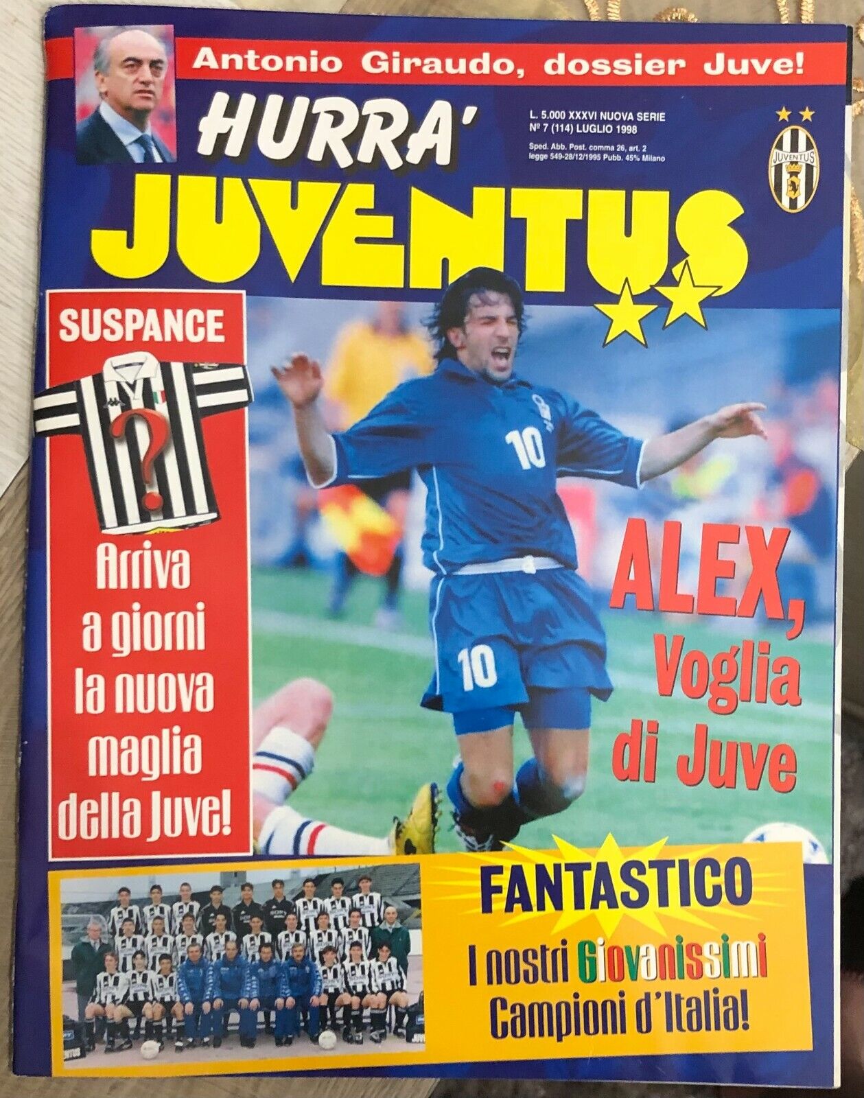 Hurr? Juventus n. 7/1998 di Aa.vv.,  1998,  Juventus F.c.