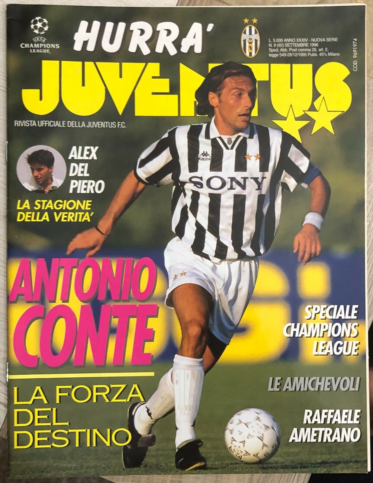 Hurr? Juventus n. 9/1996 di Aa.vv.,  1996,  Juventus F.c.