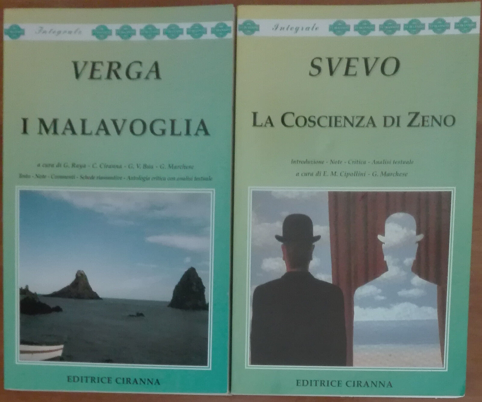 I Malavoglia; La Coscienza di Zeno - Verga, Svevo - Ciranna,2000 - A