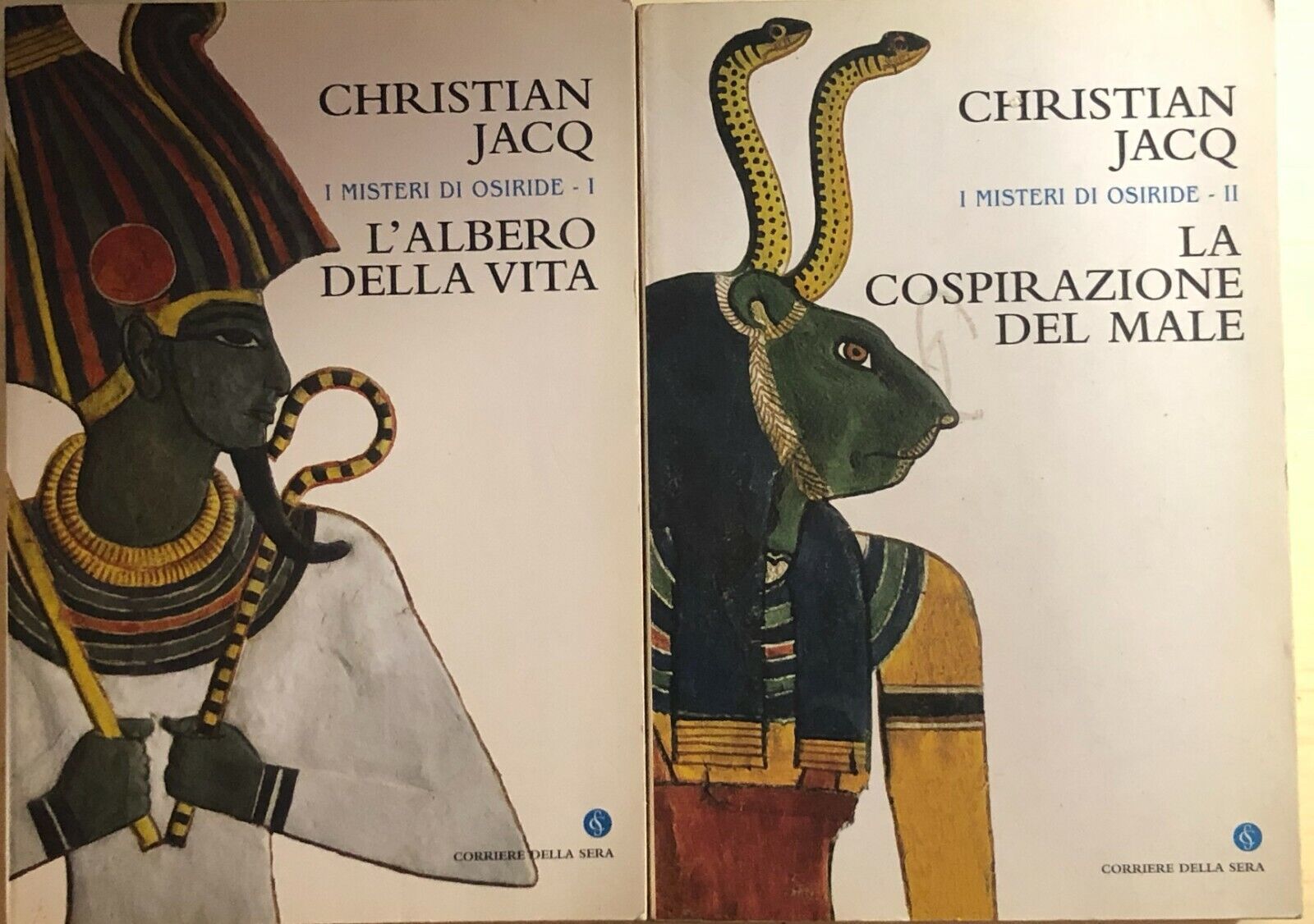 I misteri di Osiride 1-2 di Christian Jacq, 2004, Corriere della Sera