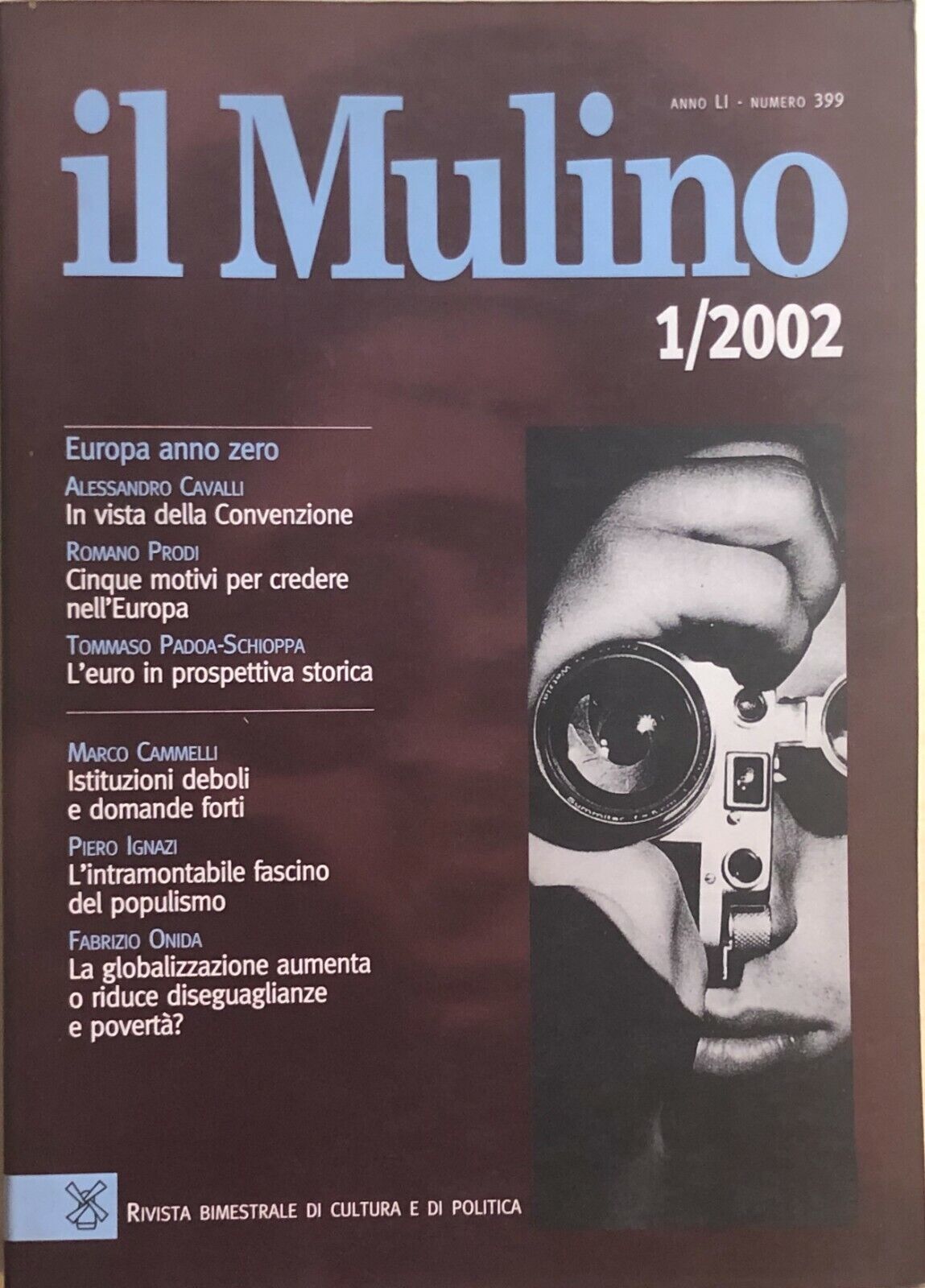Il Mulino 1/2002, Anno LI - Nr.399 di Aa.vv., 2002, Il Mulino