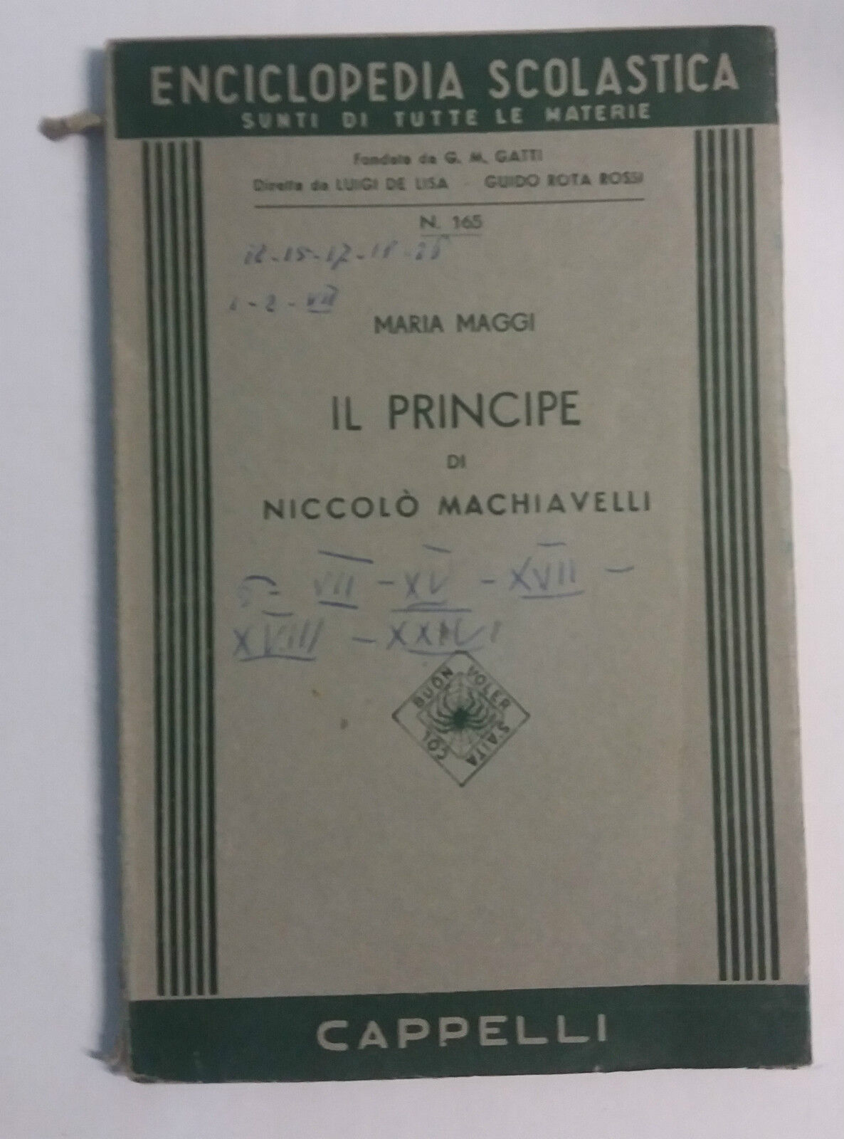 Il Principe di Niccol? Machiavelli - Maria Maggi - Cappelli - 1955 - G