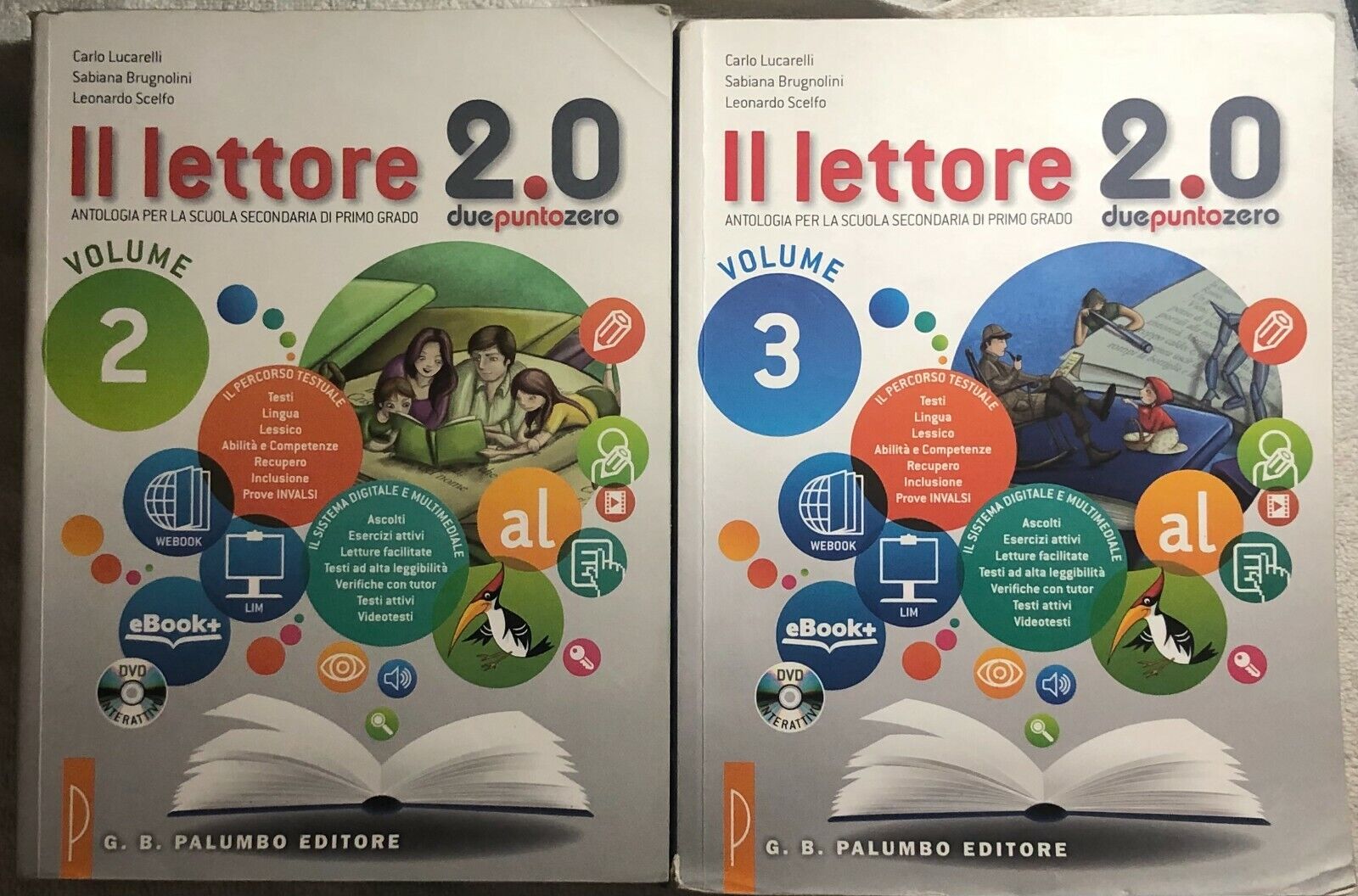 Il lettore 2.0 6 volumi di Lucarelli-brugnolini-scelto,  2017,  G.b. Palumbo Edi