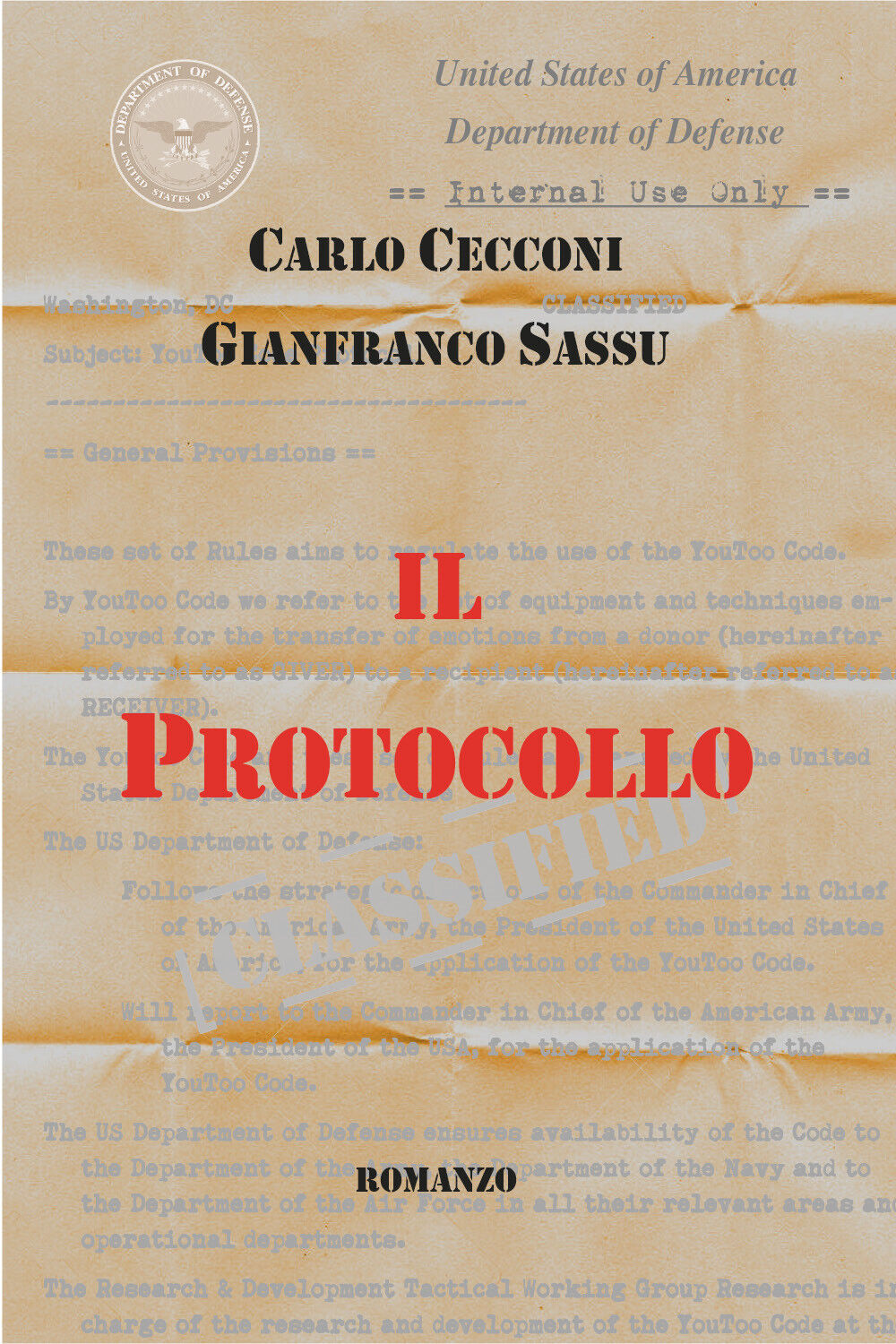 Il protocollo di Carlo Cecconi, Gianfranco Sassu,  2021,  Youcanprint