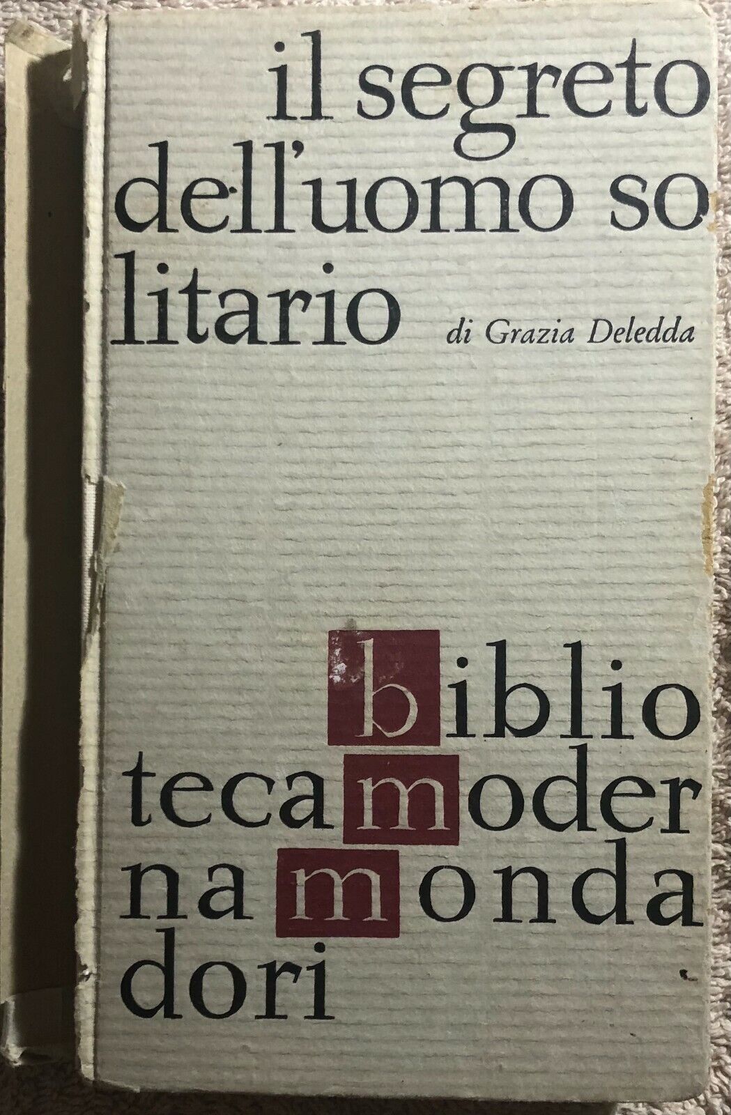 Il segreto delL'uomo solitario di Grazia Deledda,  1964,  Mondadori