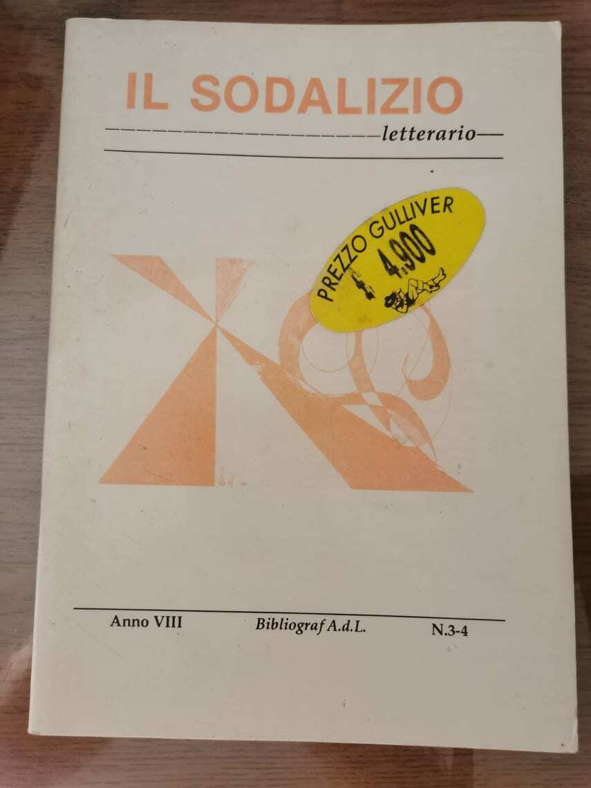 Il sodalizio letterario - AA. VV. - 1994 - AR