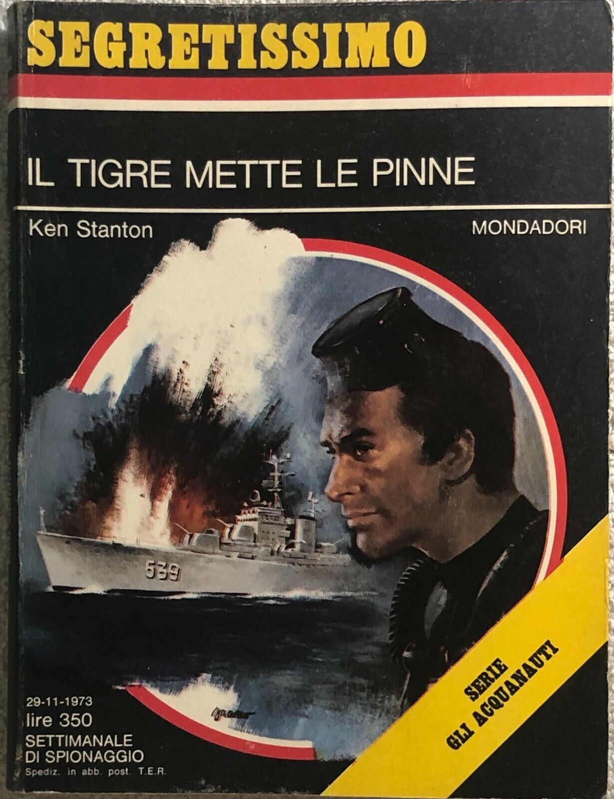 Il tigre mette le pinne di Ken Stanton,  1973,  Mondadori