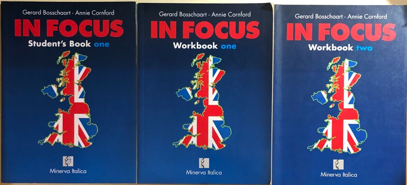In focus student?s book 1-workbook 1-2 di Bosschaart-cornford, 1995, Minerva Ita