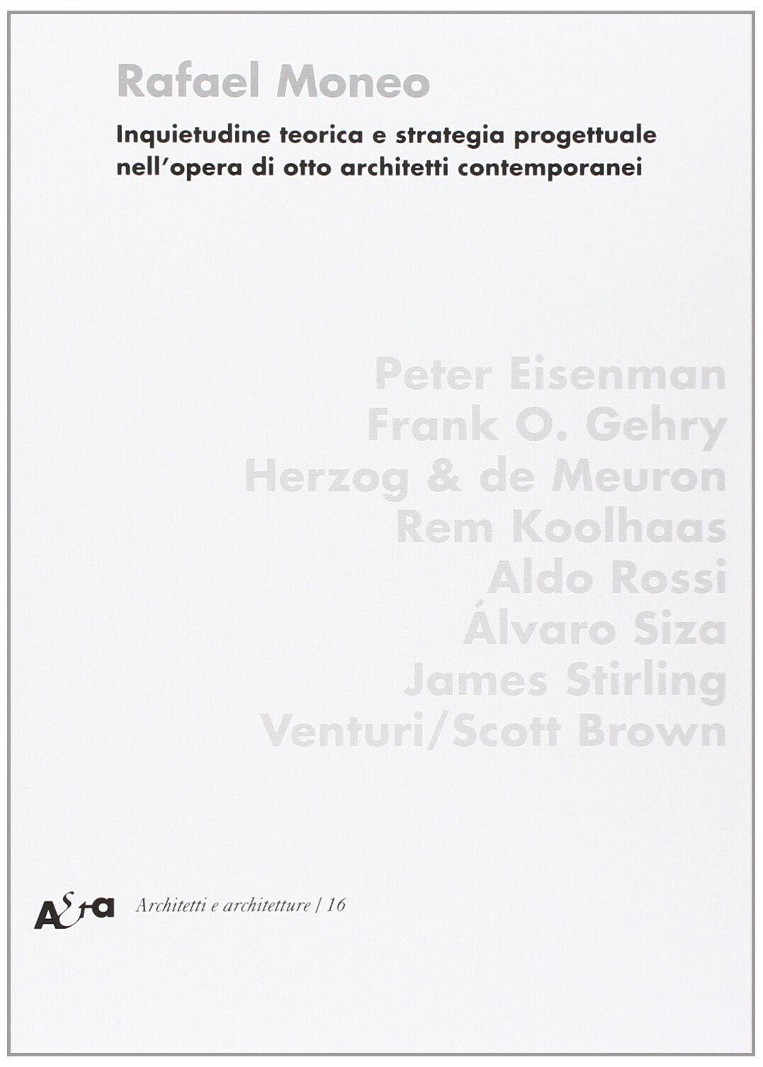 Inquietudine teorica e strategia progettuale nell'opera di otto architetti