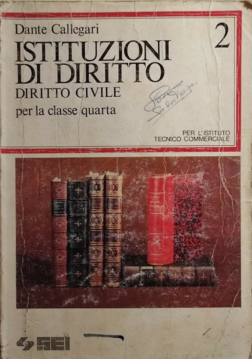 Istituzioni di diritto civile 2 di Dante Callegari, 1981, Sei