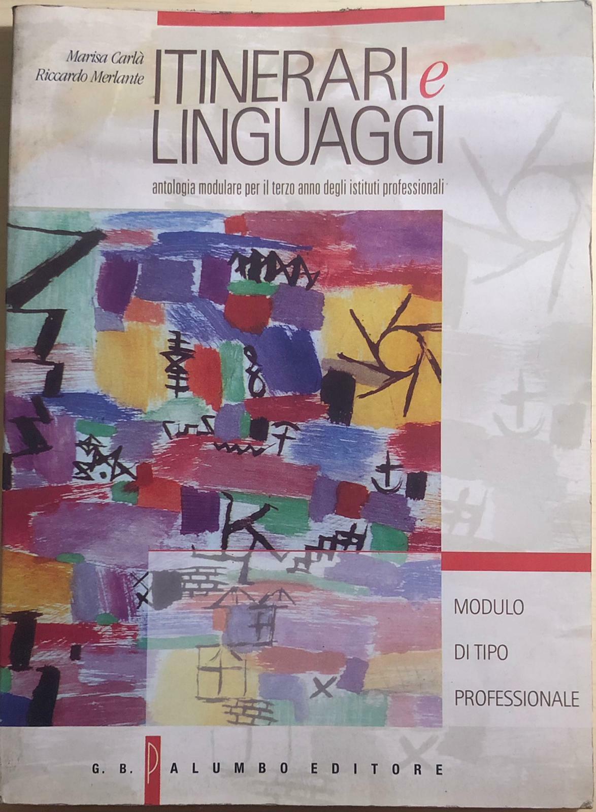 Itinerari e linguaggi, modulo di tipo professionale di Aa.vv., 2000, Palumbo Edi