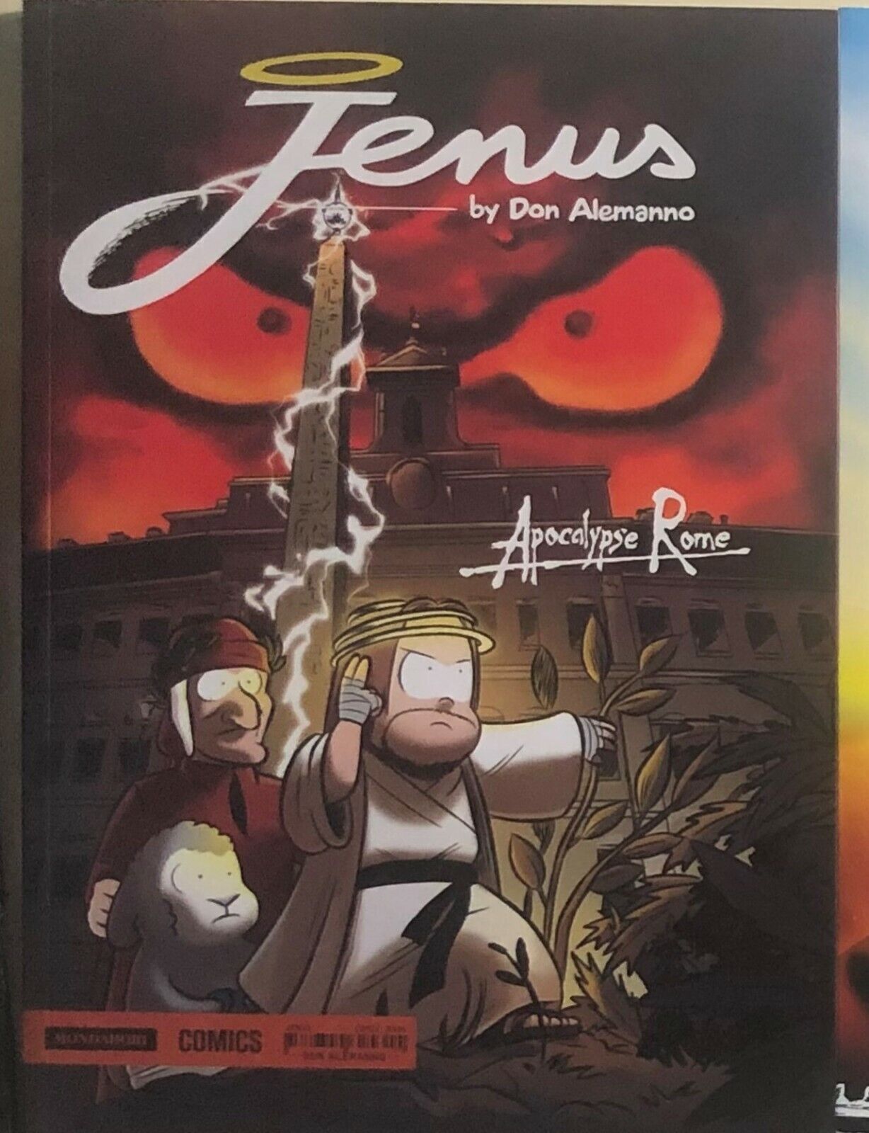 Jenus - Apocalypse Rome AUTOGRAFATO CON DEDICA di Don Alemanno,  2014,  Mondador