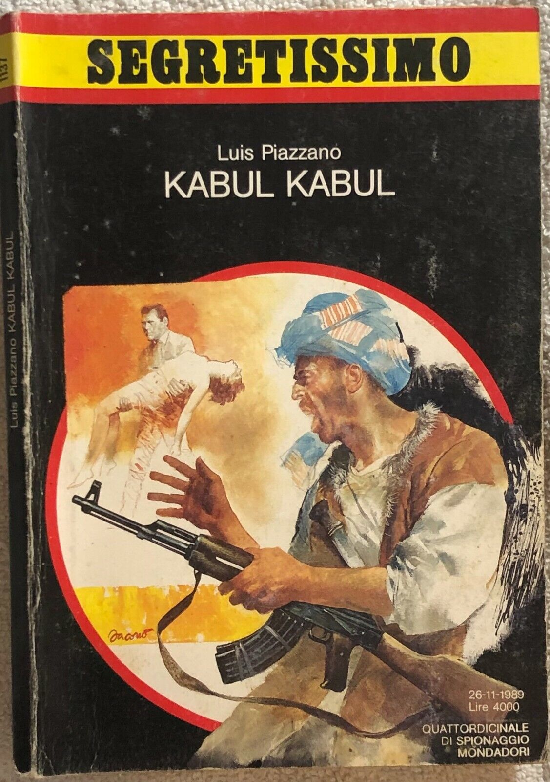 Kabul Kabul di Luis Piazzano,  1989,  Mondadori