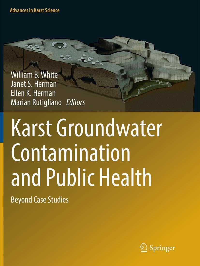 Karst Groundwater Contamination and Public Health - William B. White - 2018