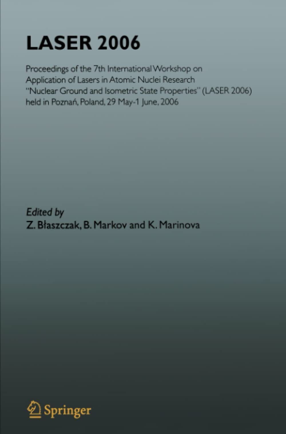 LASER 2006 - K. Marinova - Springer, 2010